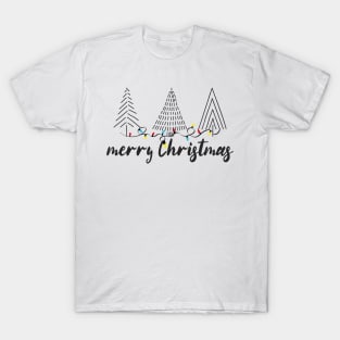 merry christmas Tree light T-Shirt